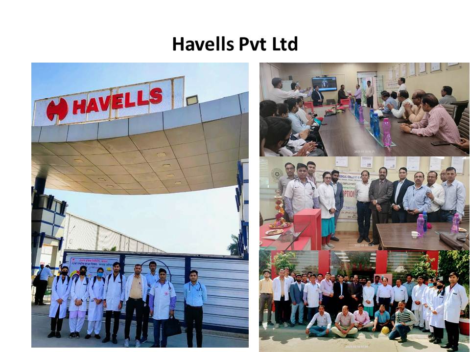 Havells Pvt Ltd Factory Health Adoption Programme 10-03-2023